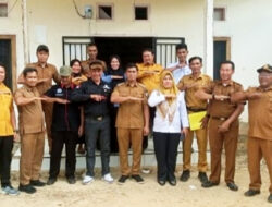 Pastikan DD dan ADD Tepat Sasaran, Pemerintah Kecamatan Buke Monev Pengelolaan Dana Desa Pelandia.