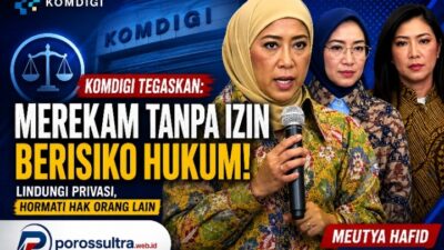 Rekam Orang Tanpa Izin Bisa Melanggar Hukum, Menkomdigi Meutya Hafid: Ini Pelanggaran UU PDP dan Etika.