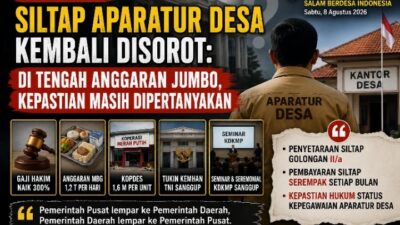 Siltap Aparatur Desa Kembali Disorot: Di Tengah Anggaran Jumbo, Kepastian Masih Dipertanyakan.