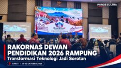 Rakornas Dewan Pendidikan se-Indonesia 2026 Rampung, Transformasi Teknologi Jadi Sorotan.