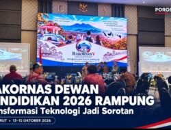 Rakornas Dewan Pendidikan se-Indonesia 2026 Rampung, Transformasi Teknologi Jadi Sorotan.
