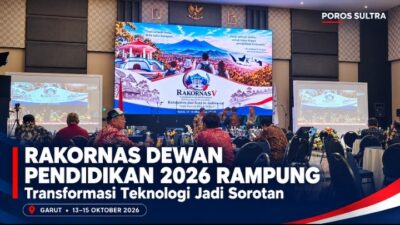 Rakornas Dewan Pendidikan se-Indonesia 2026 Rampung, Transformasi Teknologi Jadi Sorotan.